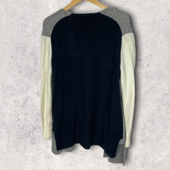 Madewell Colour Block Alpaca Wool Cardigan Knit Sweater Style AF533 Coziest Yarn - Picture 4 of 11